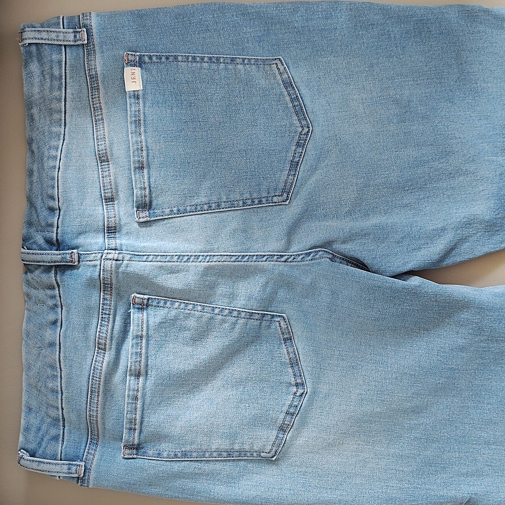 ๐ Jen7 by 7 For All Mankind Cropped Frayed Hem Ankle Skinny Jeans. Size 10 - Picture 7 of 16